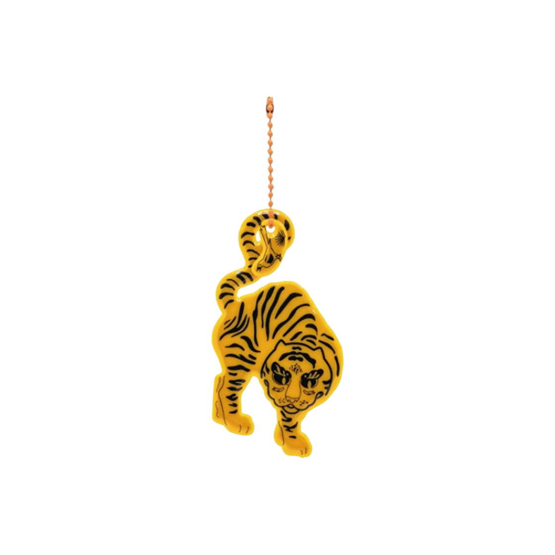 뮷즈 까치 호랑이 안전 키링 오렌지 블랙(MU:DS Magpie and Tiger Safety Keyring Orange Black)