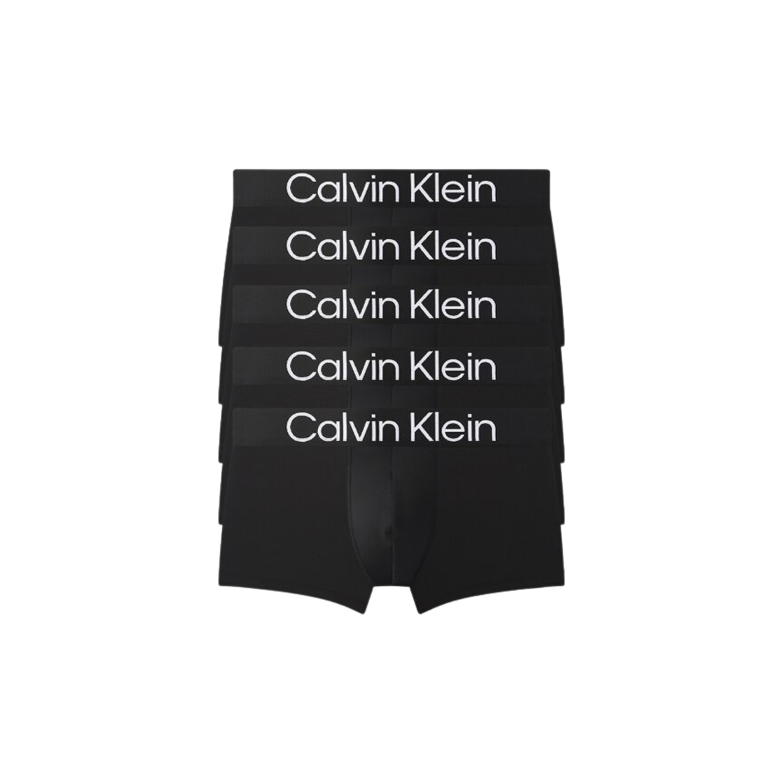 NP2716O001 Calvin Klein Cotton Stretch 5-pack Low Rise Trunk Black