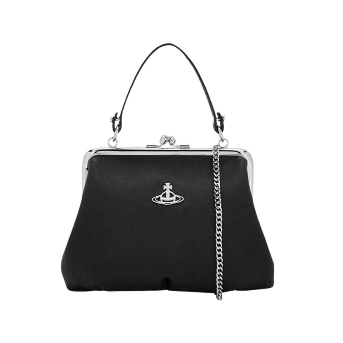 4B010006W-S000B-N401 Vivienne Westwood Granny Frame Purse Black