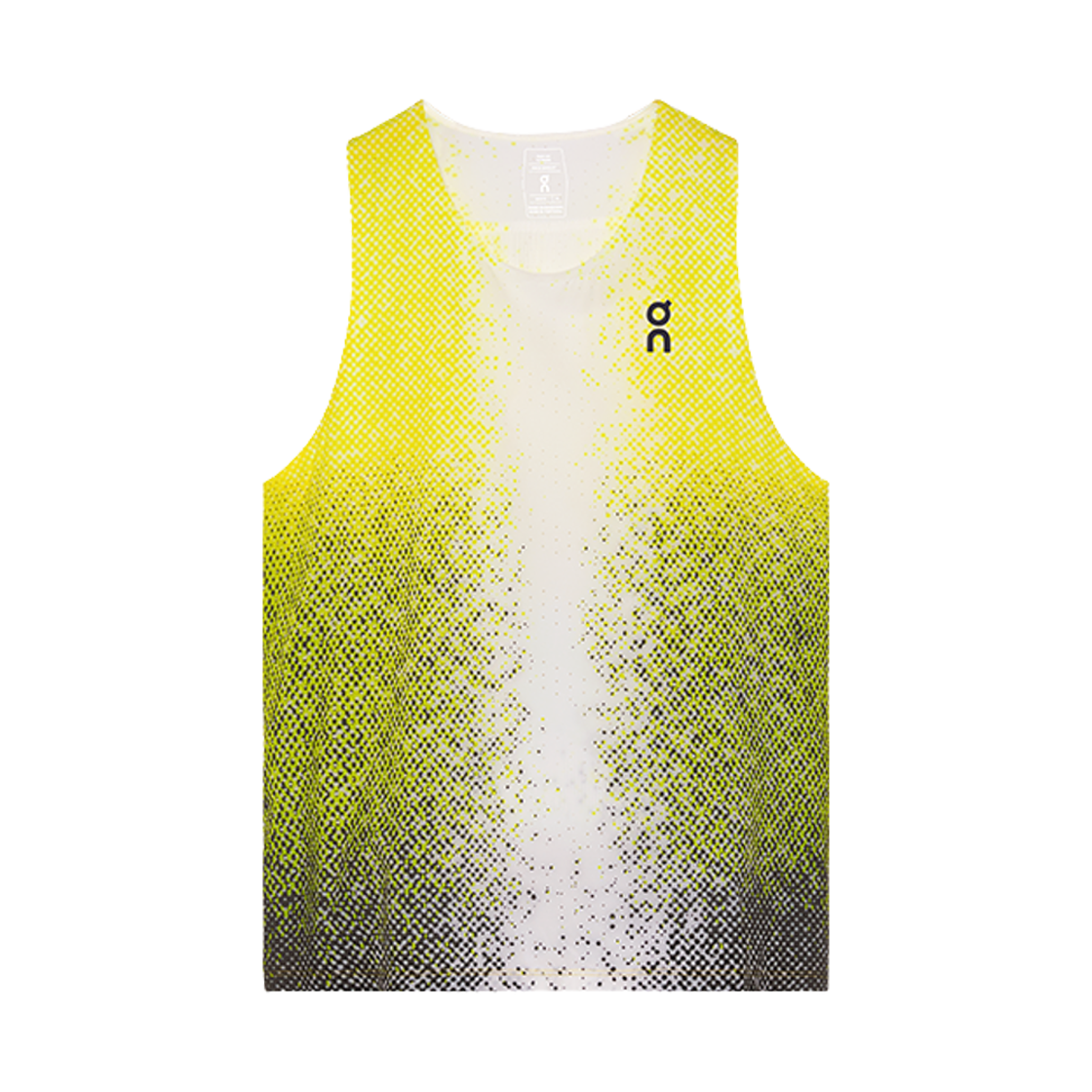 1MF10152347 On Running Race Singlet Lime