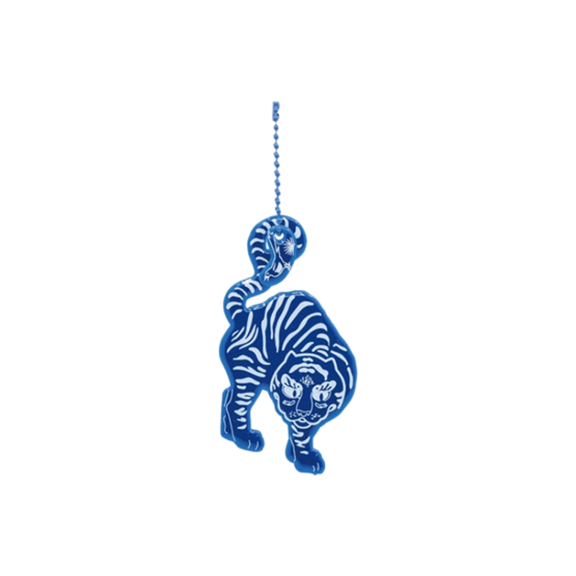뮷즈 까치 호랑이 안전 키링 블루 화이트(MU:DS Magpie and Tiger Safety Keyring Blue White)