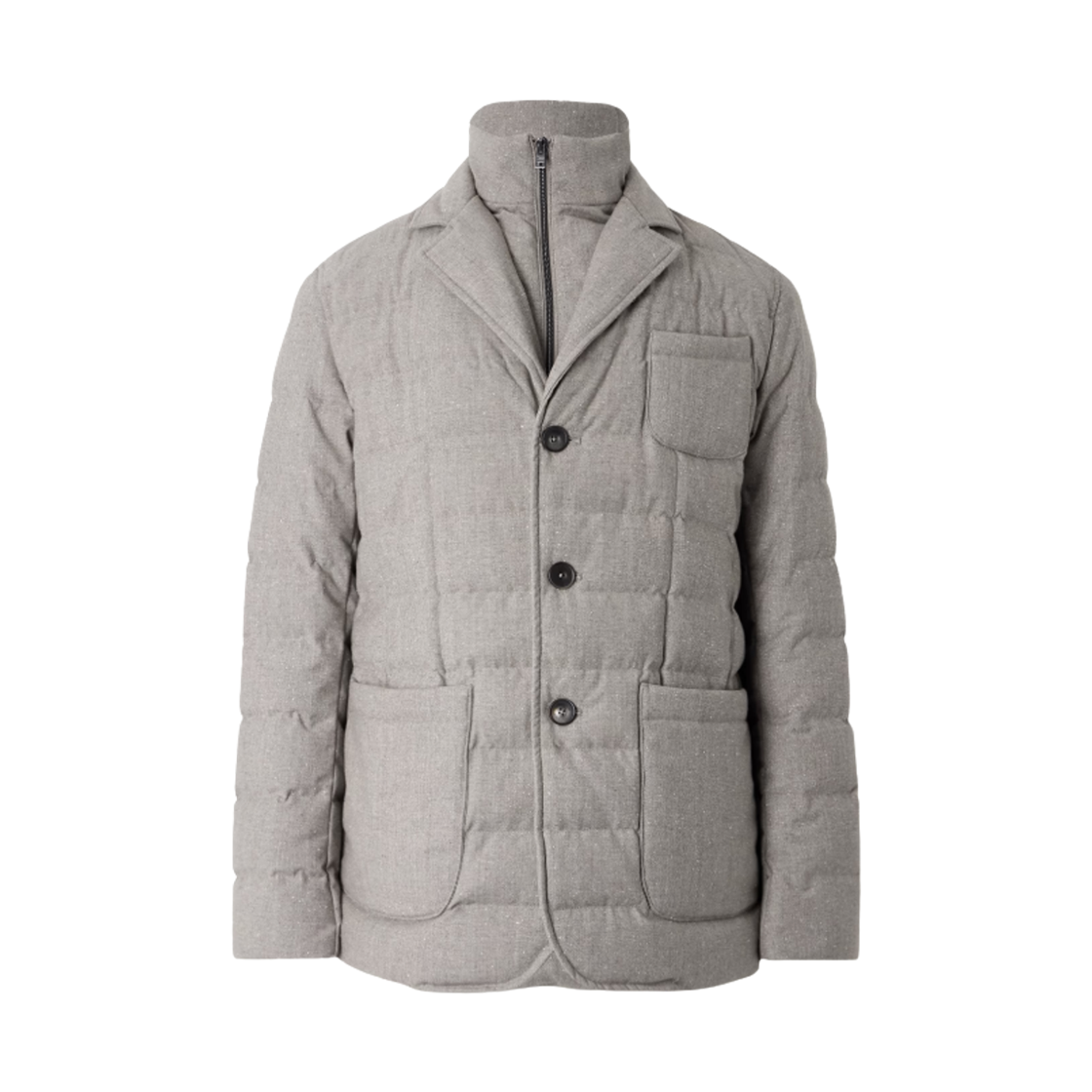 에르노 구스다운 패딩 자켓 그레이(Herno Goose Down Padded Jacket Grey)