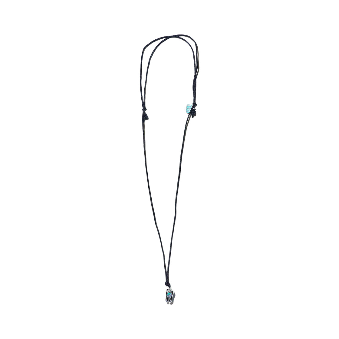 니로 세렌디피티 몰라 돌핀 네크리스(폴리 스트랩) #124 블랙(NiRO.SERENDiPiTY Molar Dolphin Necklace(Poly Strap) #124 Black)