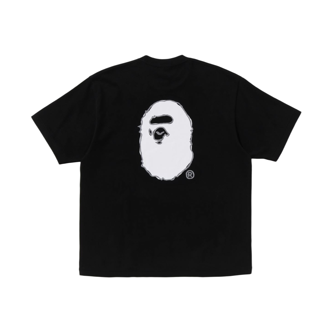 베이프 핸드 드로우 베이프 로고 릴렉스드 핏 티셔츠 블랙(BAPE Hand Draw Bape Logo Relaxed Fit T-Shirt Black) - 2