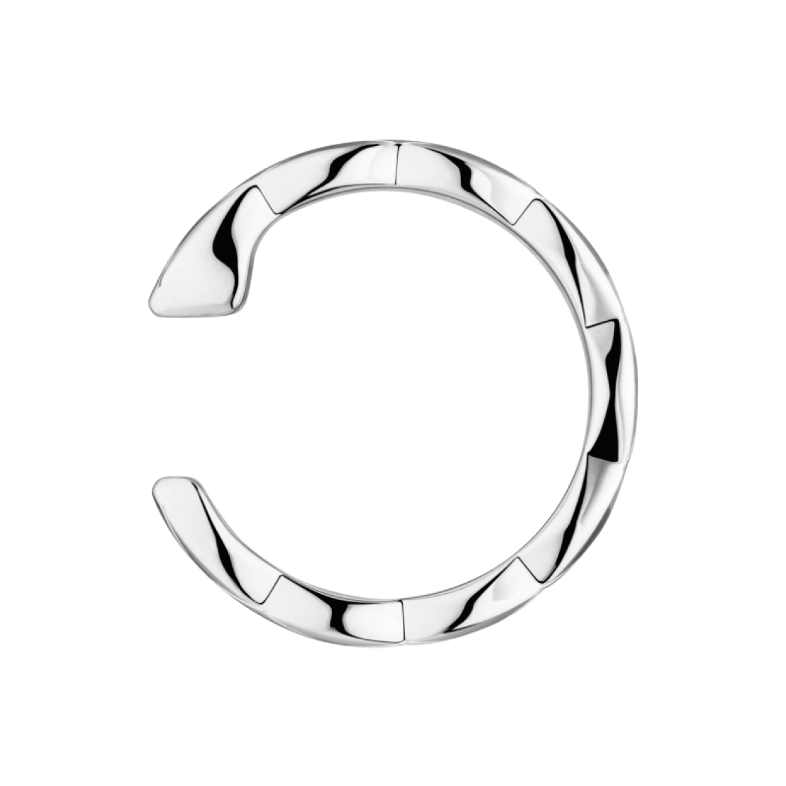 (W) 샤넬 코코 크러쉬 이어링 퀼티드 모티프 & 18K 화이트 골드((W) Chanel Coco Crush Earrings Quilted Motif & 18K White Gold) - 3