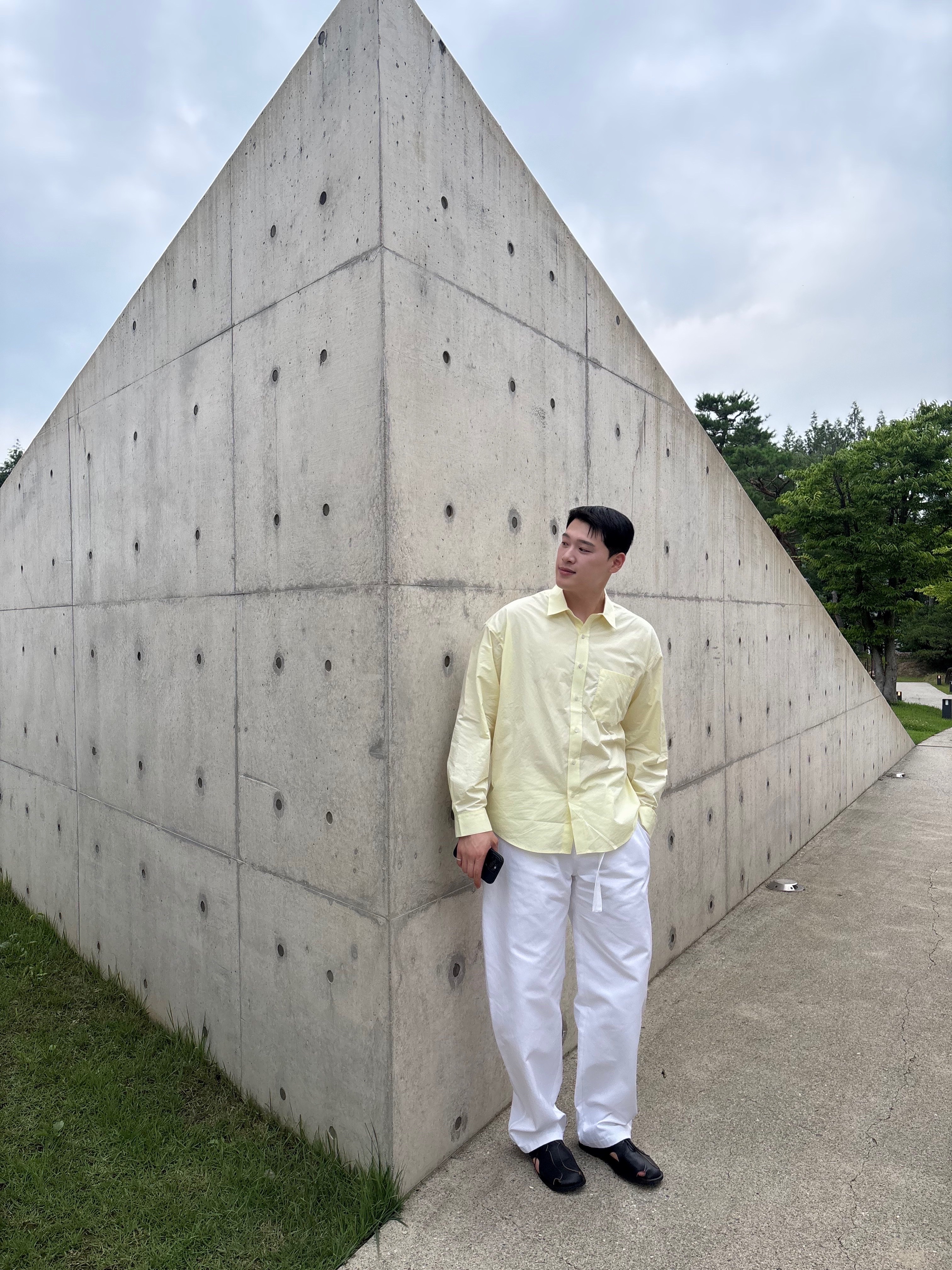 noun Natural Cut Sandal Black 착용 스타일 - 1
