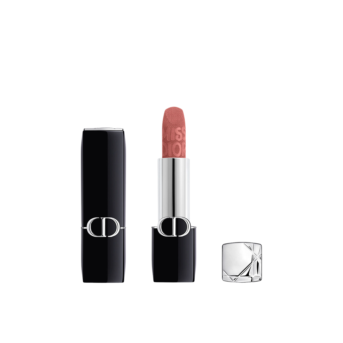 - Dior Rouge Dior Couture Color Velvet Lipstick 100 Nude Look Miss Dior Limited Edition