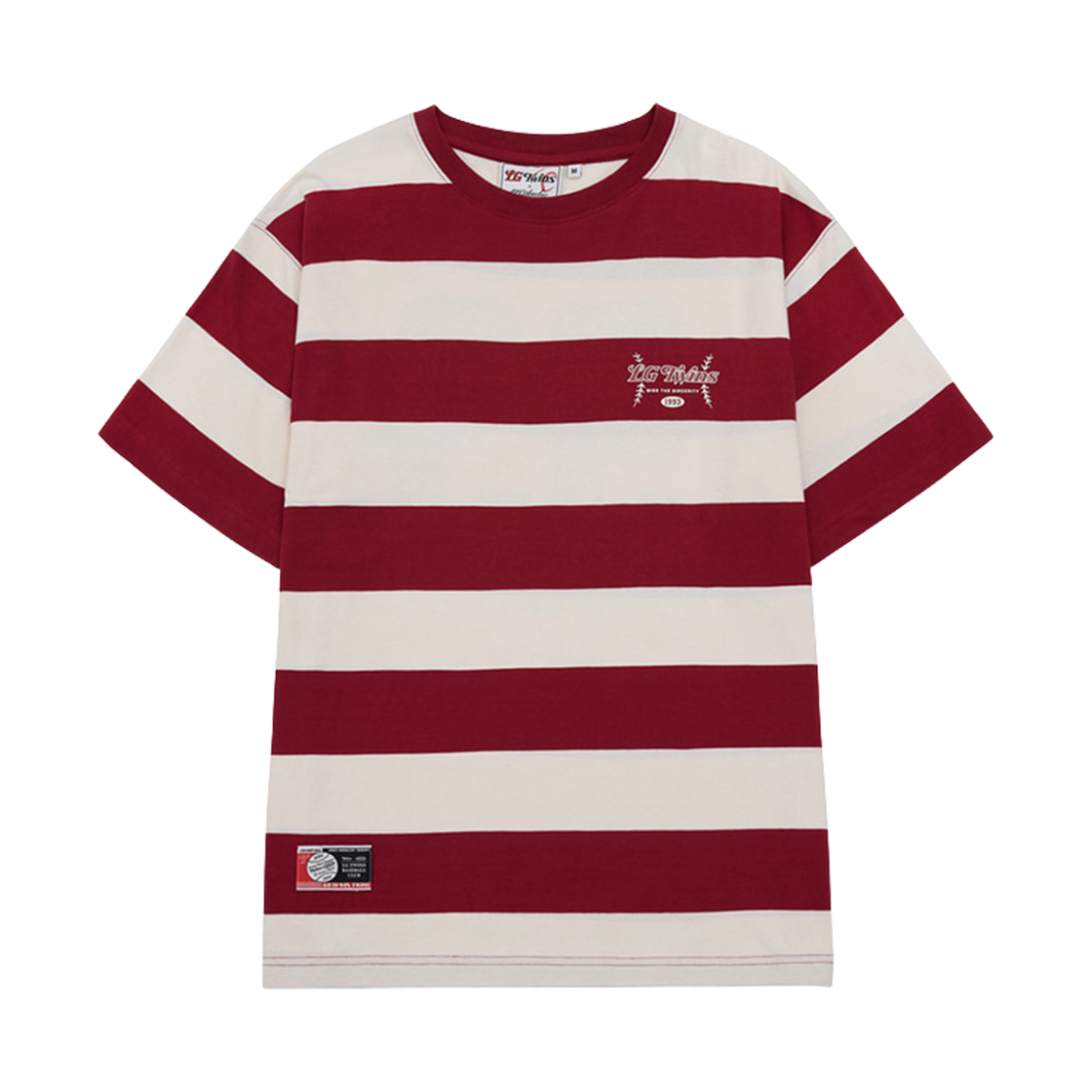 - LG Twins x 1993STUDIO 93 Big Stripe T-Shirt Red