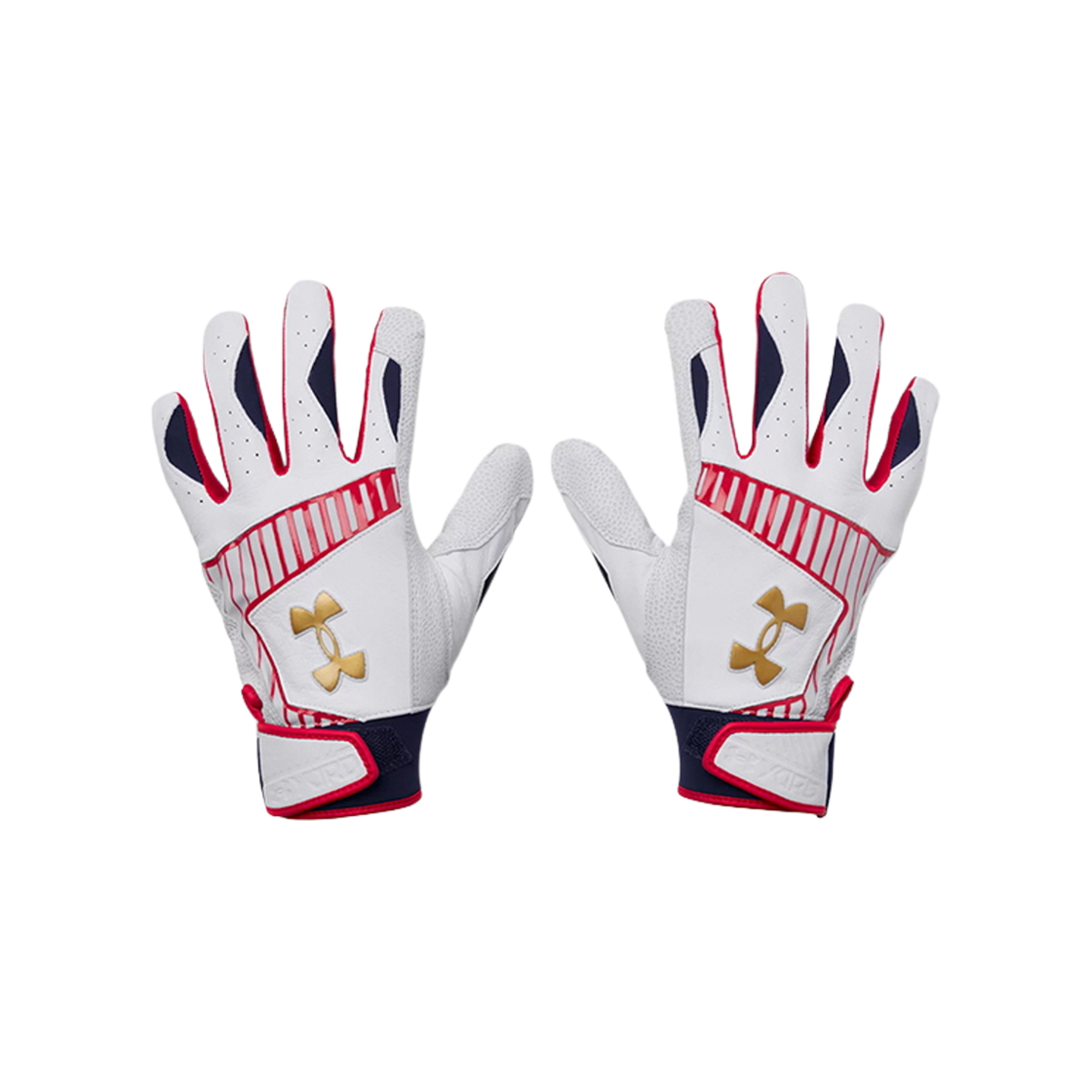 1378758-100 Under Armour UA Yard Batting Gloves White