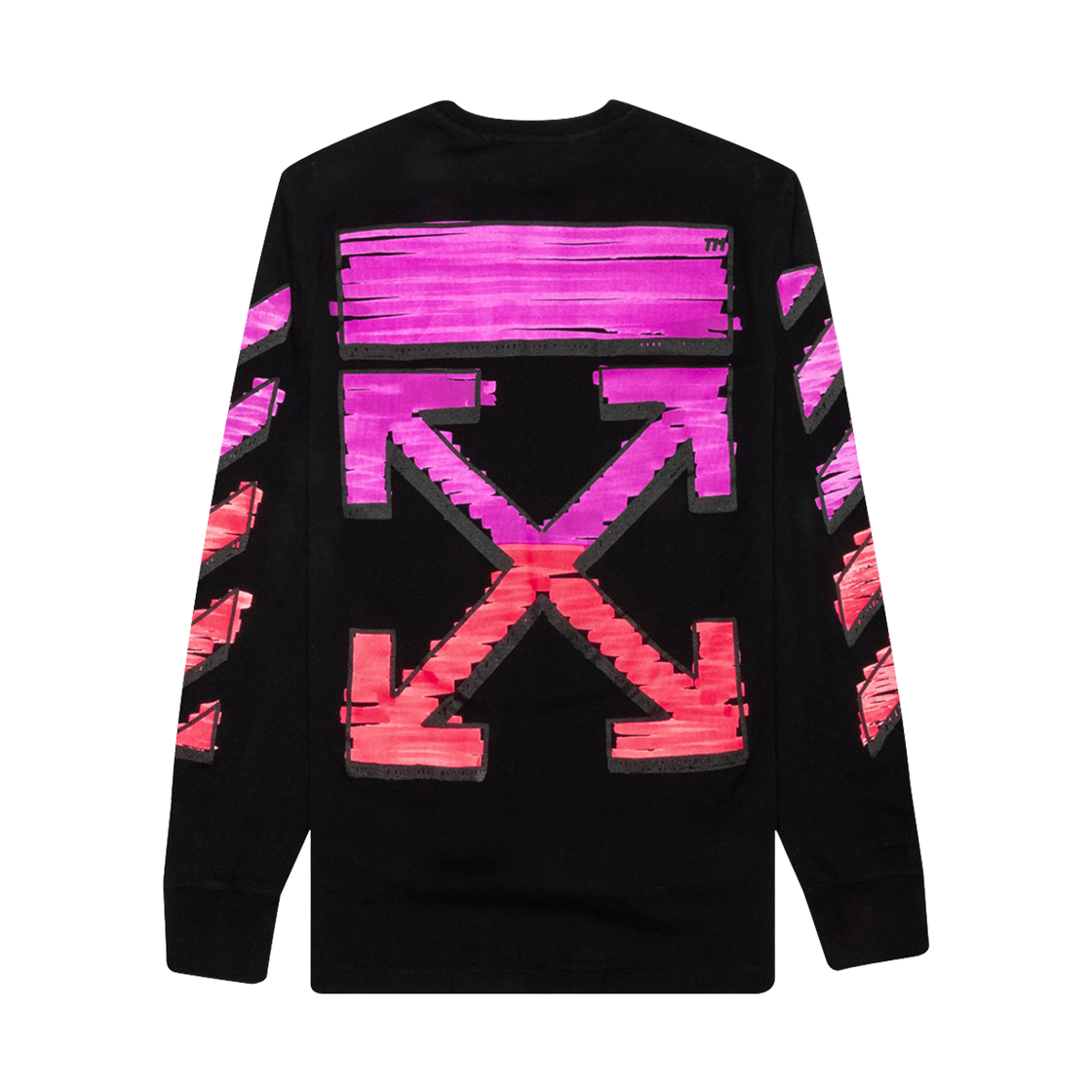 오프화이트 마커 롱슬리브 티셔츠 블랙(Off-White Marker Long Sleeve T-Shirt Black) - 2