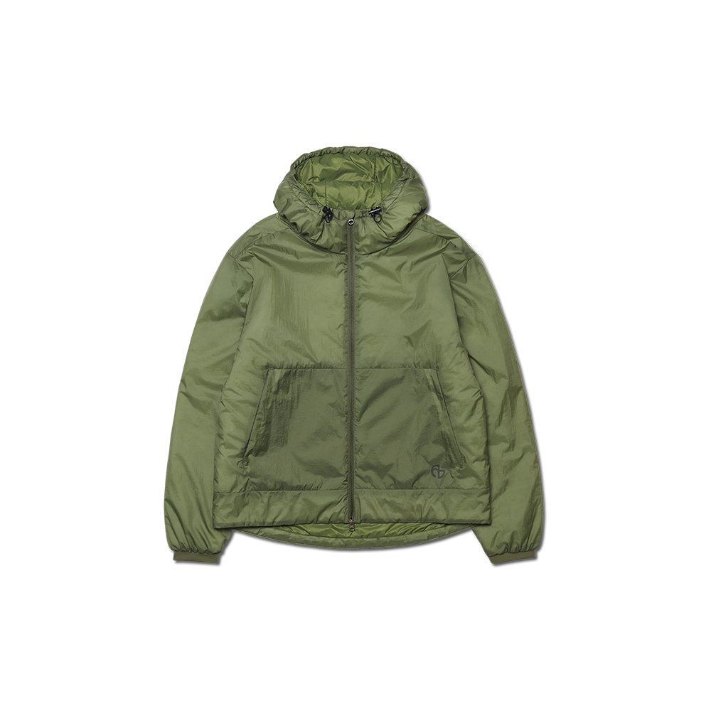 노매뉴얼 미스티 라이트 후디드 자켓 카키
