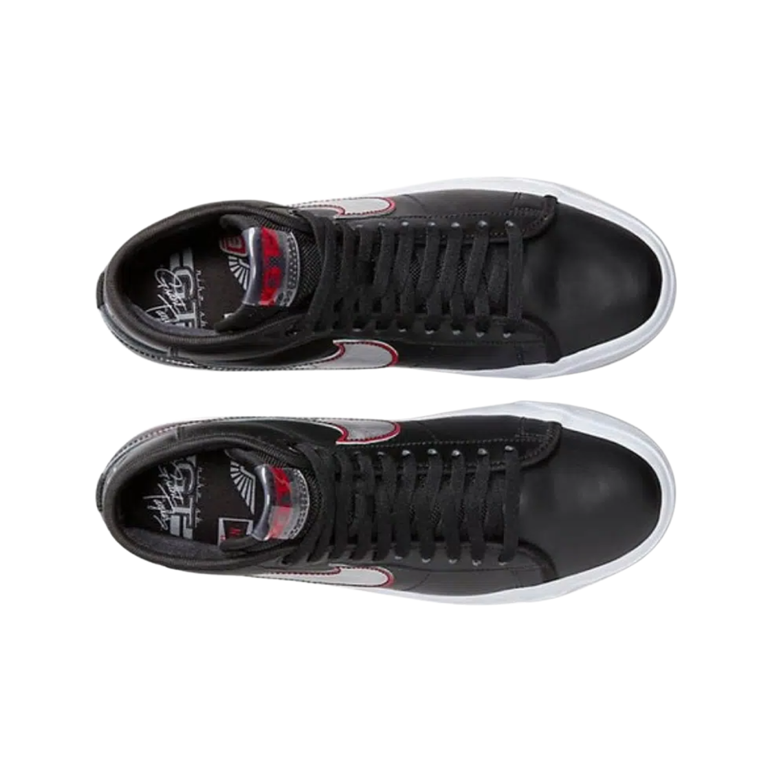 나이키 SB 줌 블레이저 미드 프로 GT 블랙 유니버시티 레드(Nike SB Zoom Blazer Mid Pro GT Black University Red) - 2