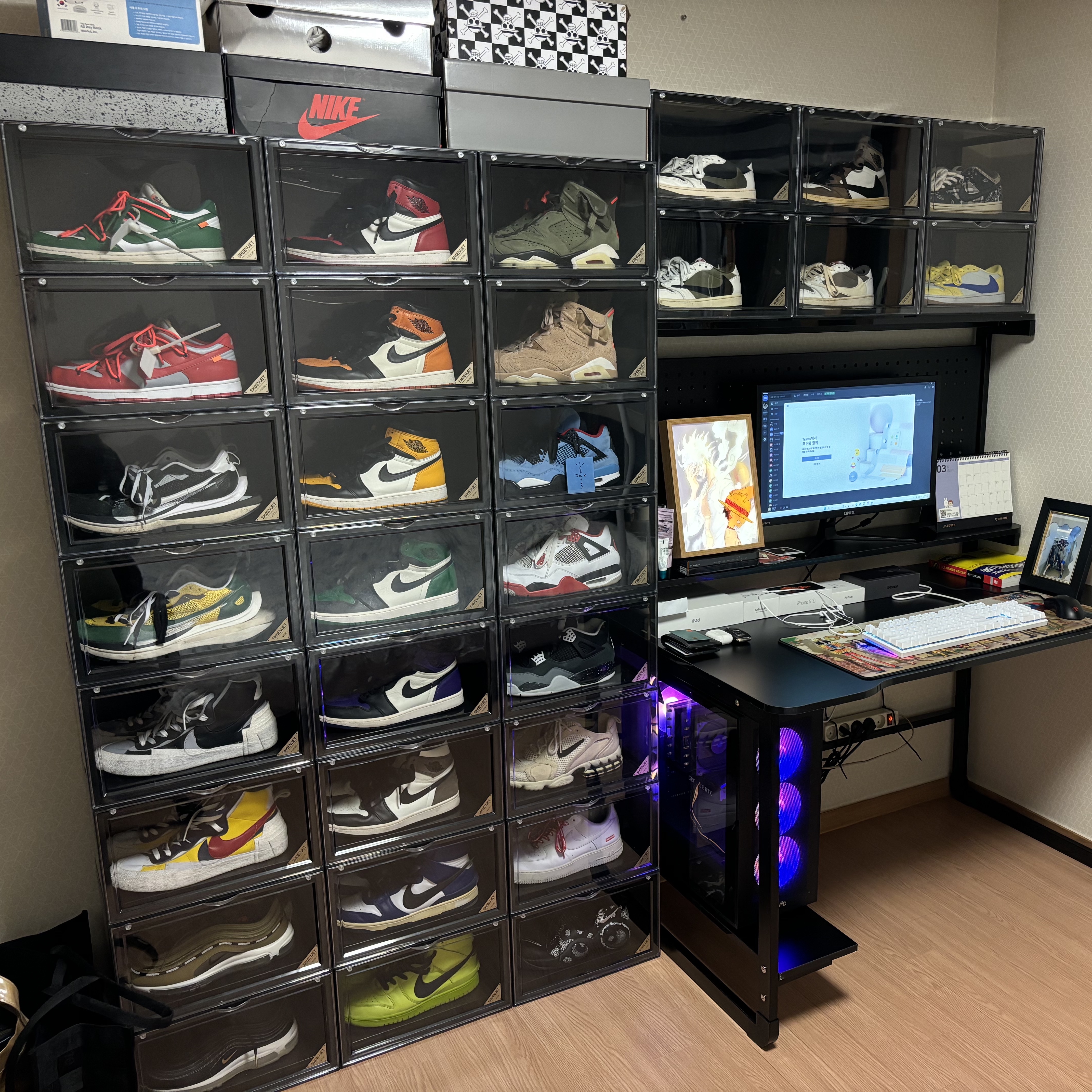 Jordan 1 x Travis Scott Retro Low OG SP Sail and Ridgerock, Jordan 1 x Travis Scott Retro Low OG SP Reverse Olive 착용 스타일