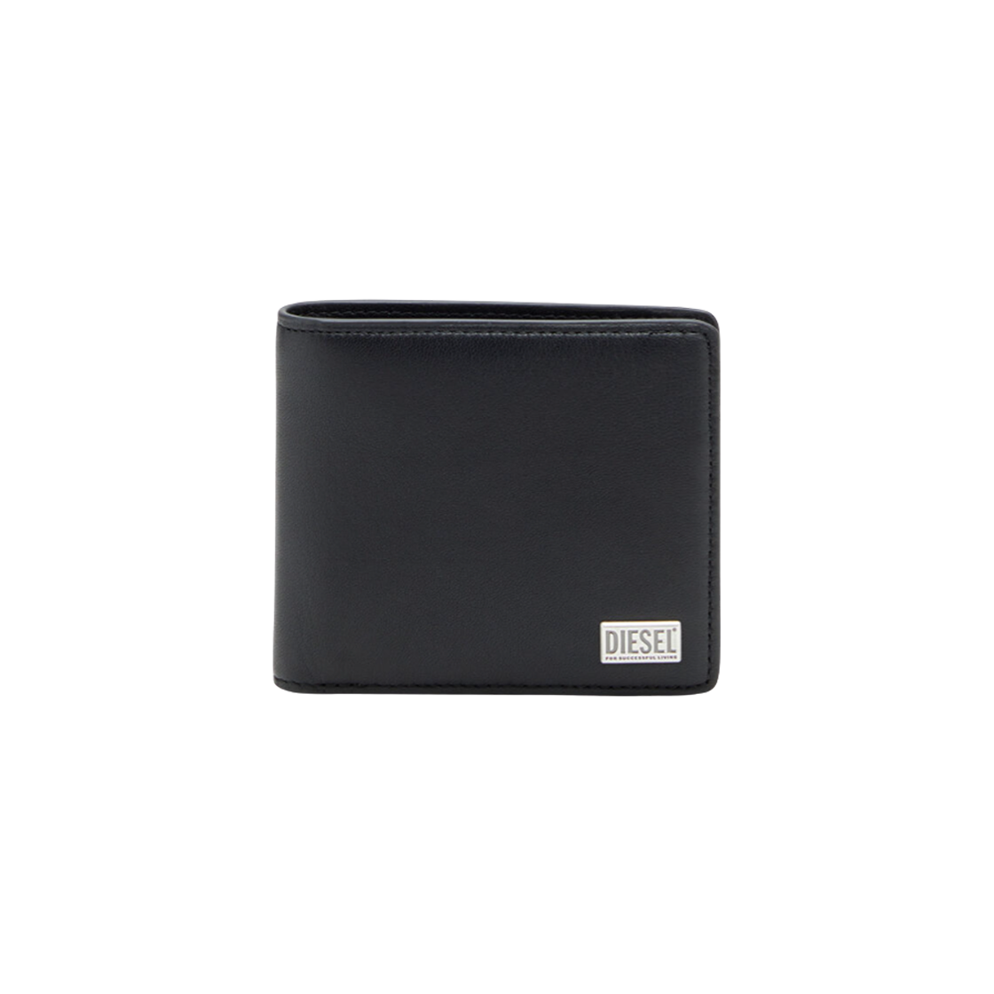 디젤 비스코토 레더 바이폴드 월렛 블랙(Diesel Biscotto Leather Bi-Fold Wallet Black)