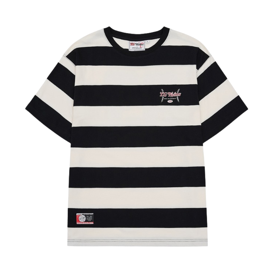 - LG Twins x 1993STUDIO 93 Big Stripe T-Shirt Black