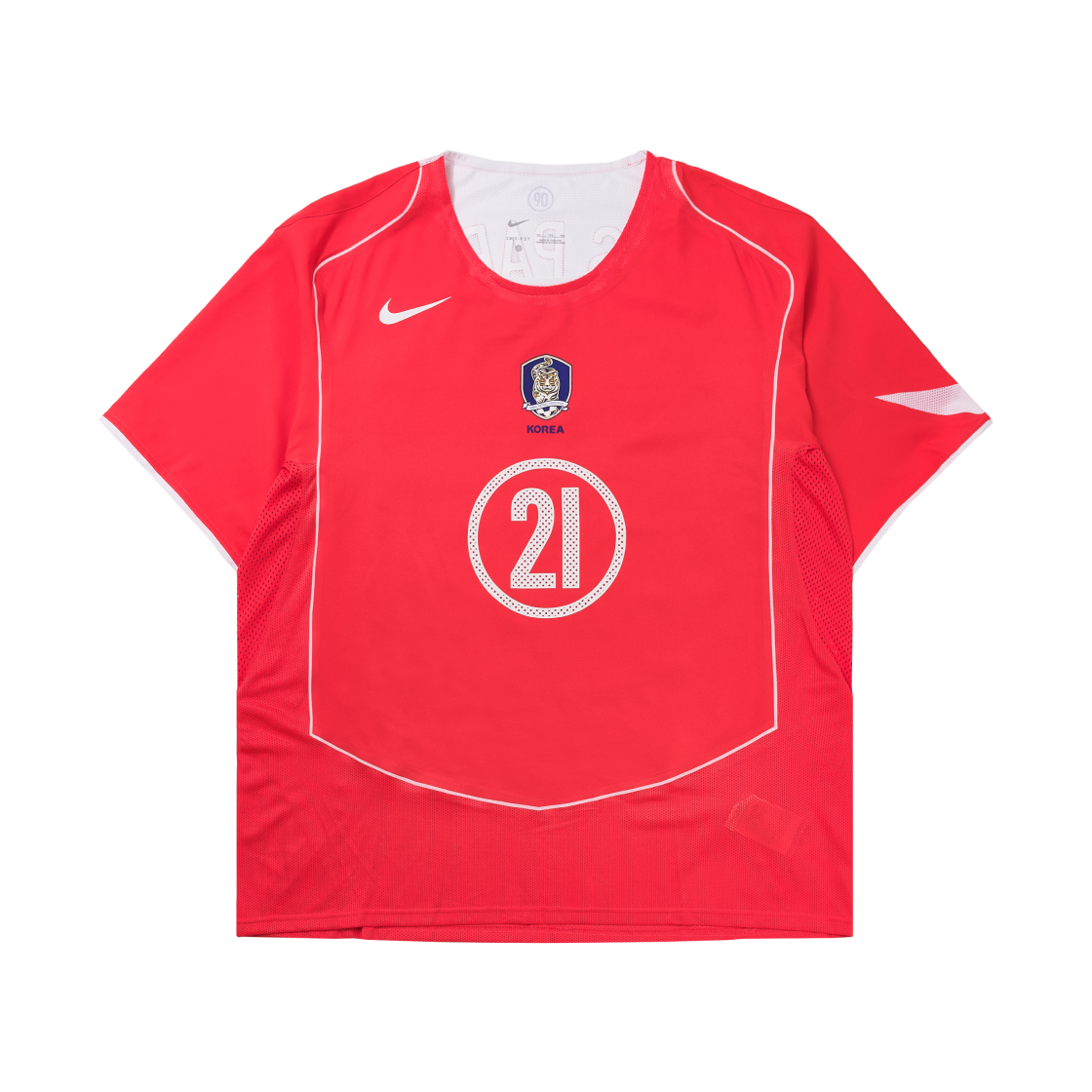 나이키 박지성 대한민국 2004 토탈 90 리이슈 사커 레플리카 저지 (마킹 버전)(Nike Park Ji-Sung South Korea 2004 Total 90 Reissue Soccer Replica Jersey (Marking Ver.))