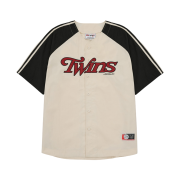 LG Twins x 1993STUDIO Baseball Woven Uniform Shirt Black (Non Marking Ver.)