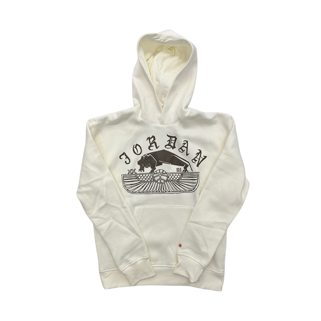 DV7572-133 Jordan Artist Series by Umar Rashid Fleece Pullover Hoodie Cream - Asia