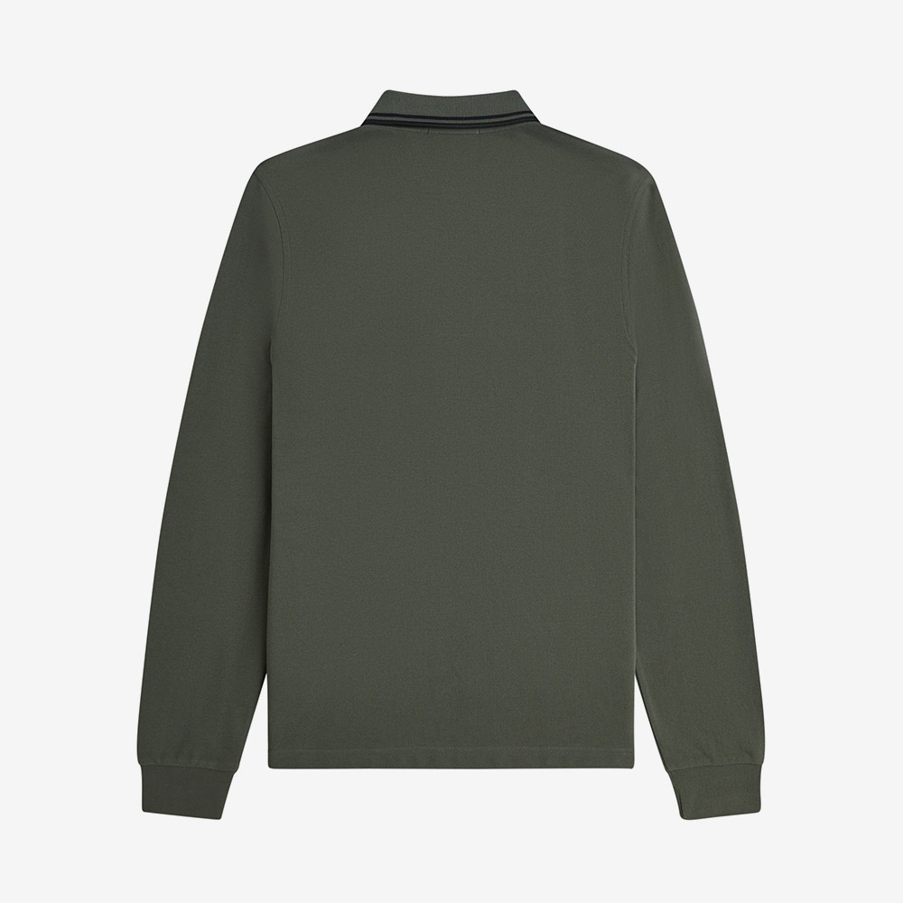 프레드페리 M3636 롱 슬리브 트윈 팁 프레드페리 셔츠 로렐리스그린 블랙(Fred Perry M3636 Long Sleeve Twin Tipped FP Shirt Laurel Wreath Green Black) - 6
