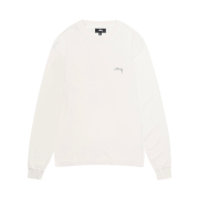 Stussy Lazy LS T-Shirts White