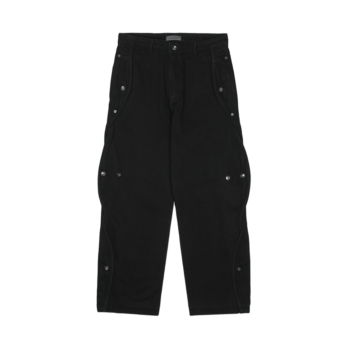 산산기어 코튼 웨이브 팬츠 블랙(Sansan Gear Cotton Wave Pants Black)