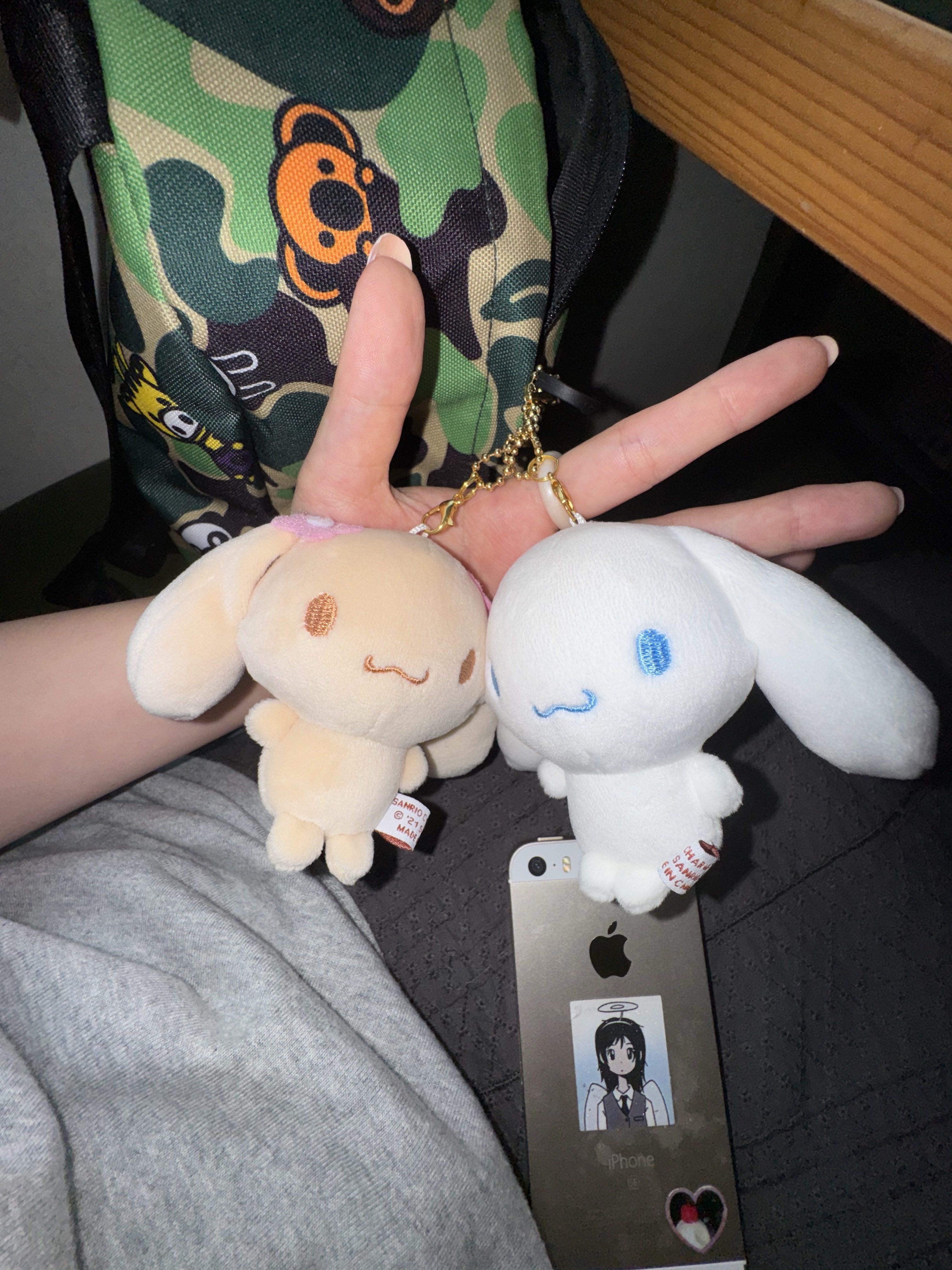 NewJeans Supernatural NJ x Murakami Drawstring Bag Ver., NewJeans x Murakami Plush Keyring Hyein 착용 스타일 - 8