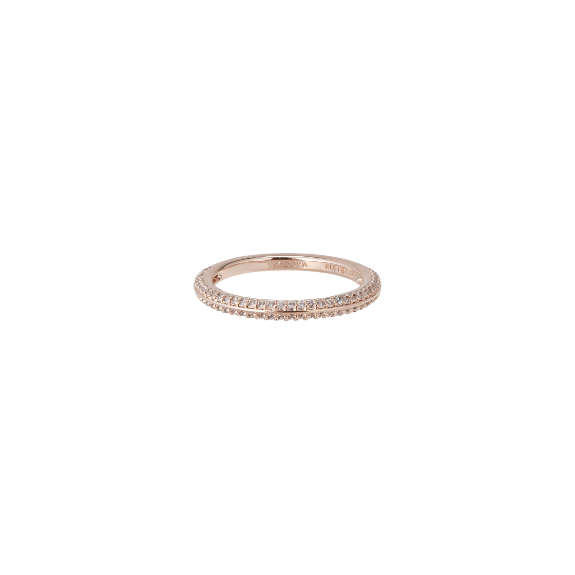 (W) 판도라 미 파베 링 로즈 골드 플래팅((W) Pandora ME Pave Ring Rose Gold Plated)