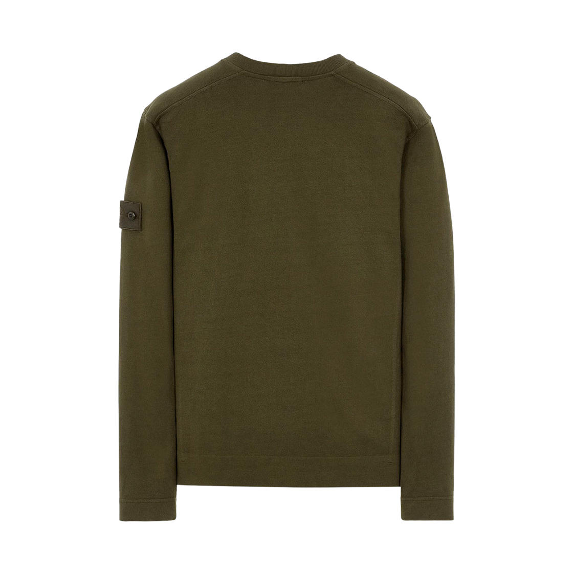 스톤 아일랜드 611F3 고스트 피스 오가닉 코튼 크루넥 스웨트셔츠 밀리터리 그린 - 23SS(Stone Island 611F3 Ghost Piece Organic Cotton Crewneck Sweatshirt Military Green - 23SS) - 2