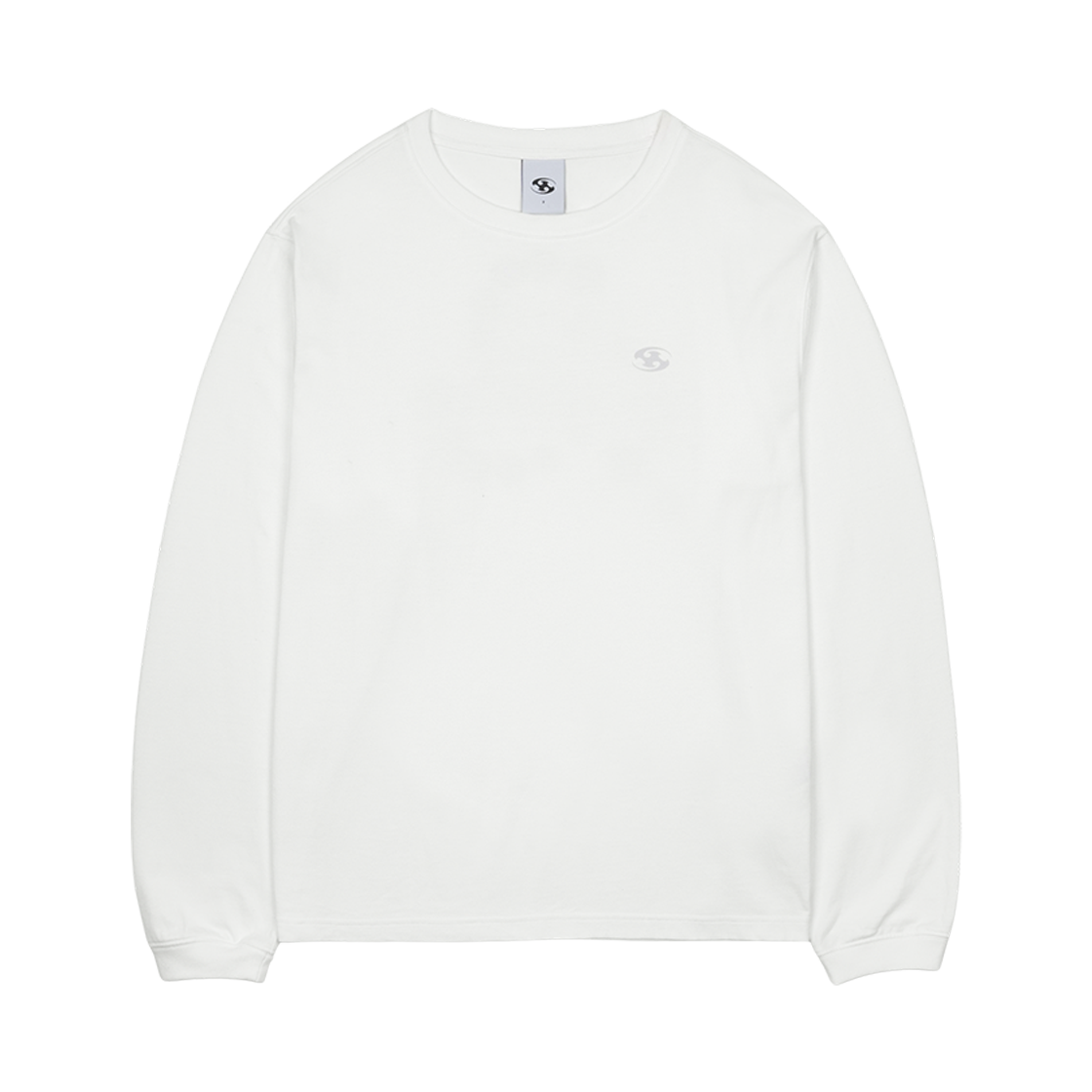 산산기어 로고 롱슬리브 화이트(Sansan Gear Logo Long Sleeves White_25FW)