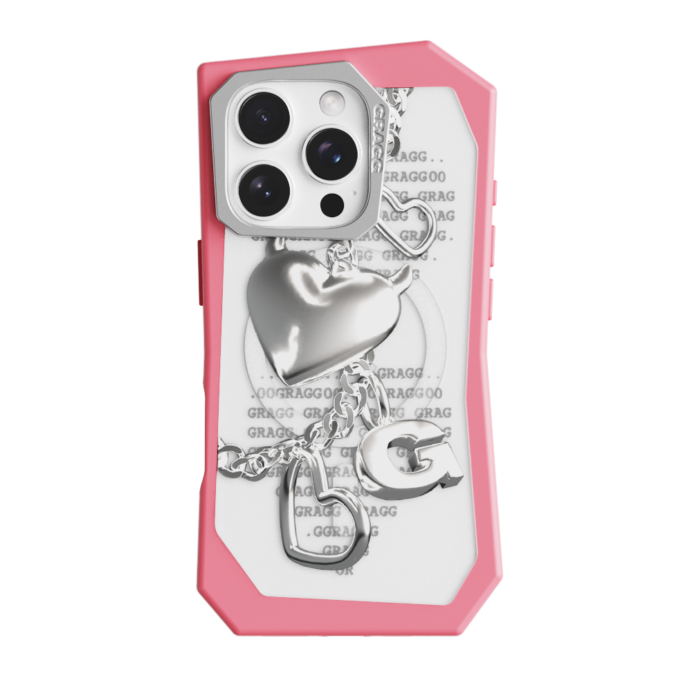 GRG2508011 [KREAM 단독] Gragg Magsafe Landing Corner Case Pink - Chain Of Love