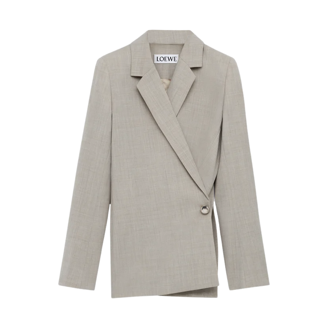 S359Y03XA2-2863 (W) Loewe Wool Jacket Light Beige Melange
