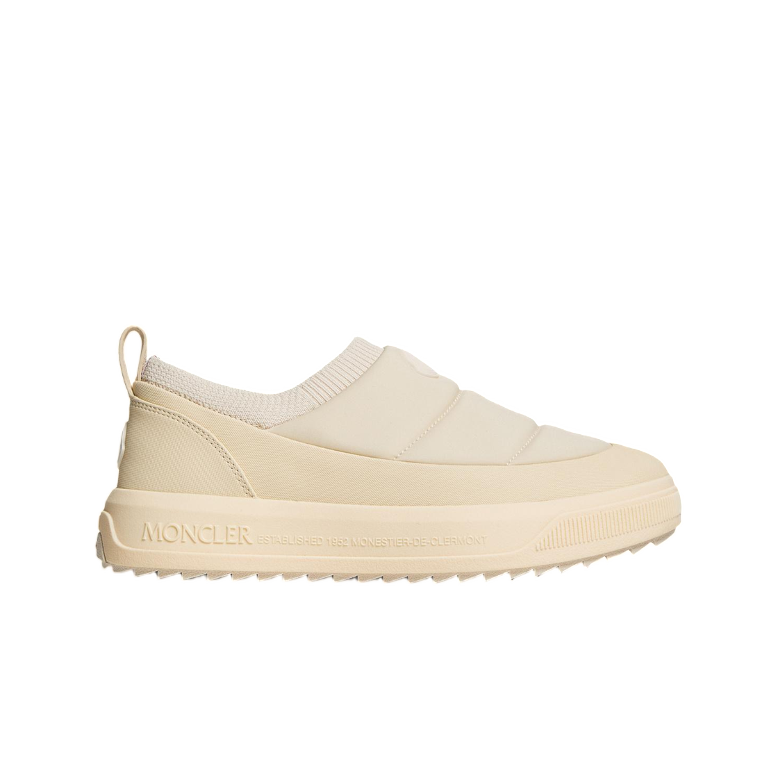 (W) 몽클레르 알티브 슬립 온 트레이너 라이트 베이지 - 25FW((W) Moncler Altive Slip On Trainers Light Beige - 25FW)