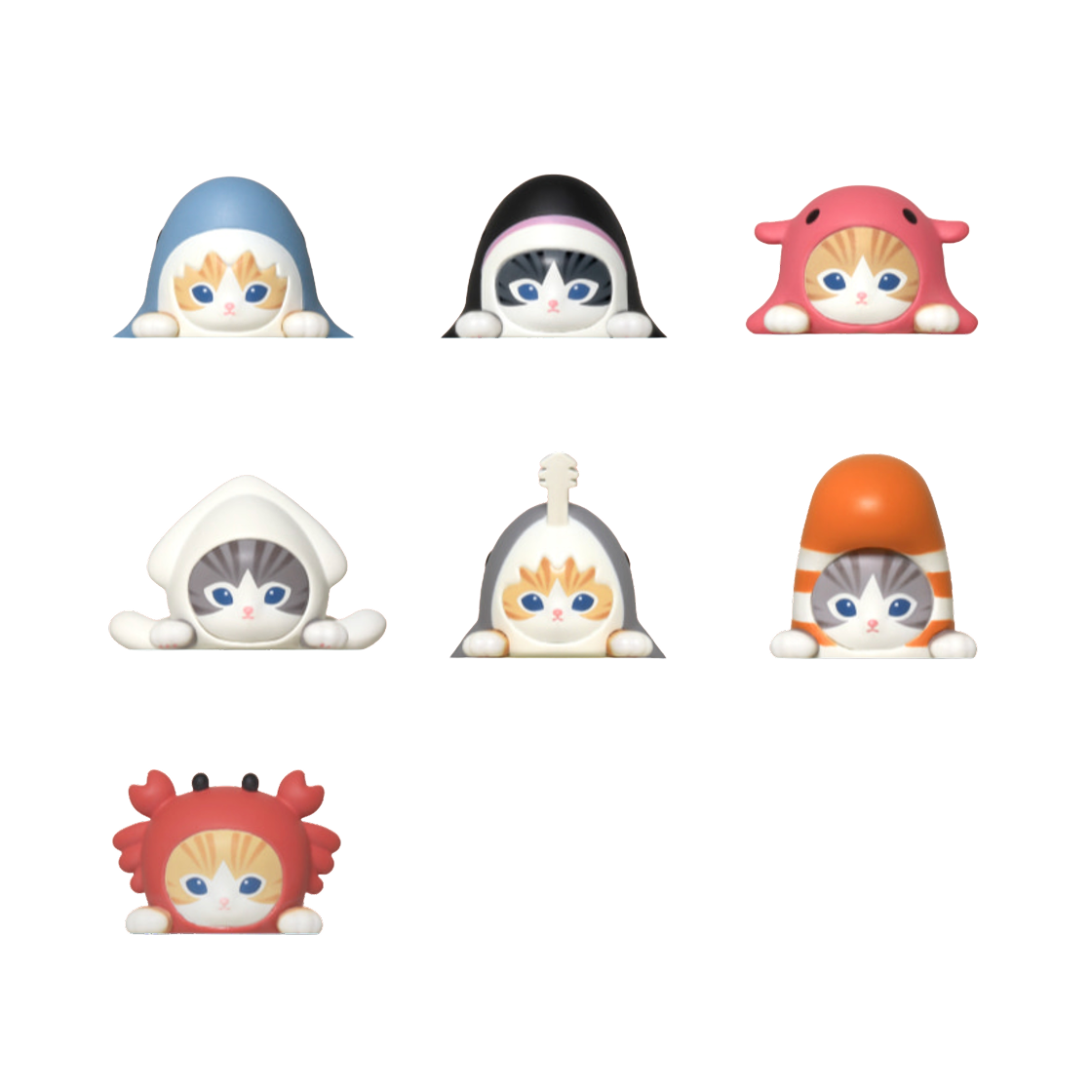 소니엔젤 x 모프샌드 히퍼 랜덤박스 (12개입)(Sonny Angel x Mofusand Hippers Sealed Case (12 Blind Boxes))