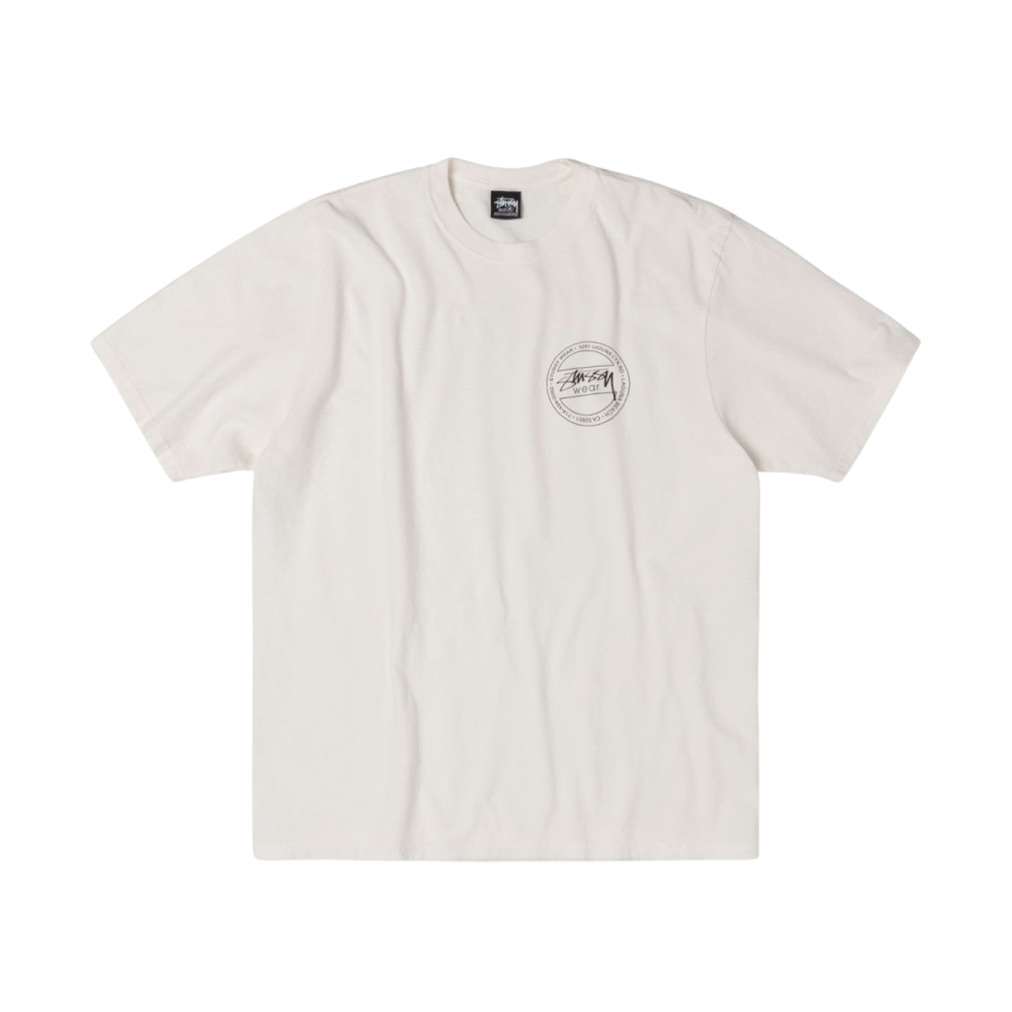1905119 Stussy Wear T-Shirt Pigment Dyed Natural