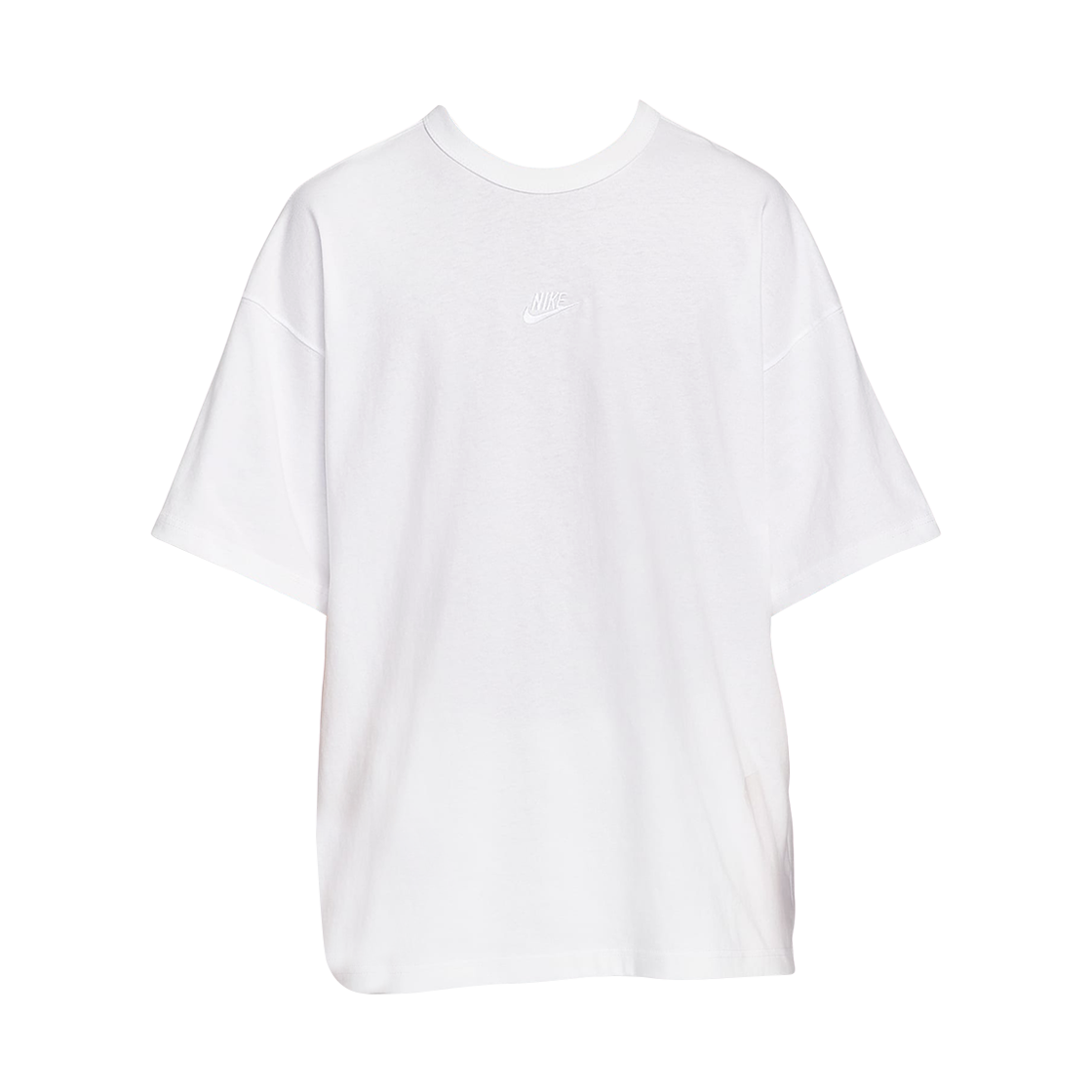 나이키 NSW 프리미엄 에센셜 오버사이즈 티셔츠 화이트 - 아시아