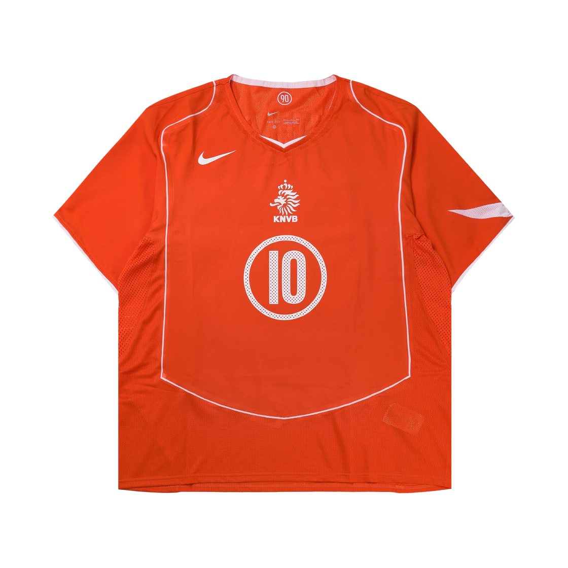 나이키 네덜란드 2004 토탈 90 리이슈 사커 레플리카 저지 (마킹 버전)(Nike Netherlands 2004 Total 90 Reissue Soccer Replica Jersey (Marking Ver.))