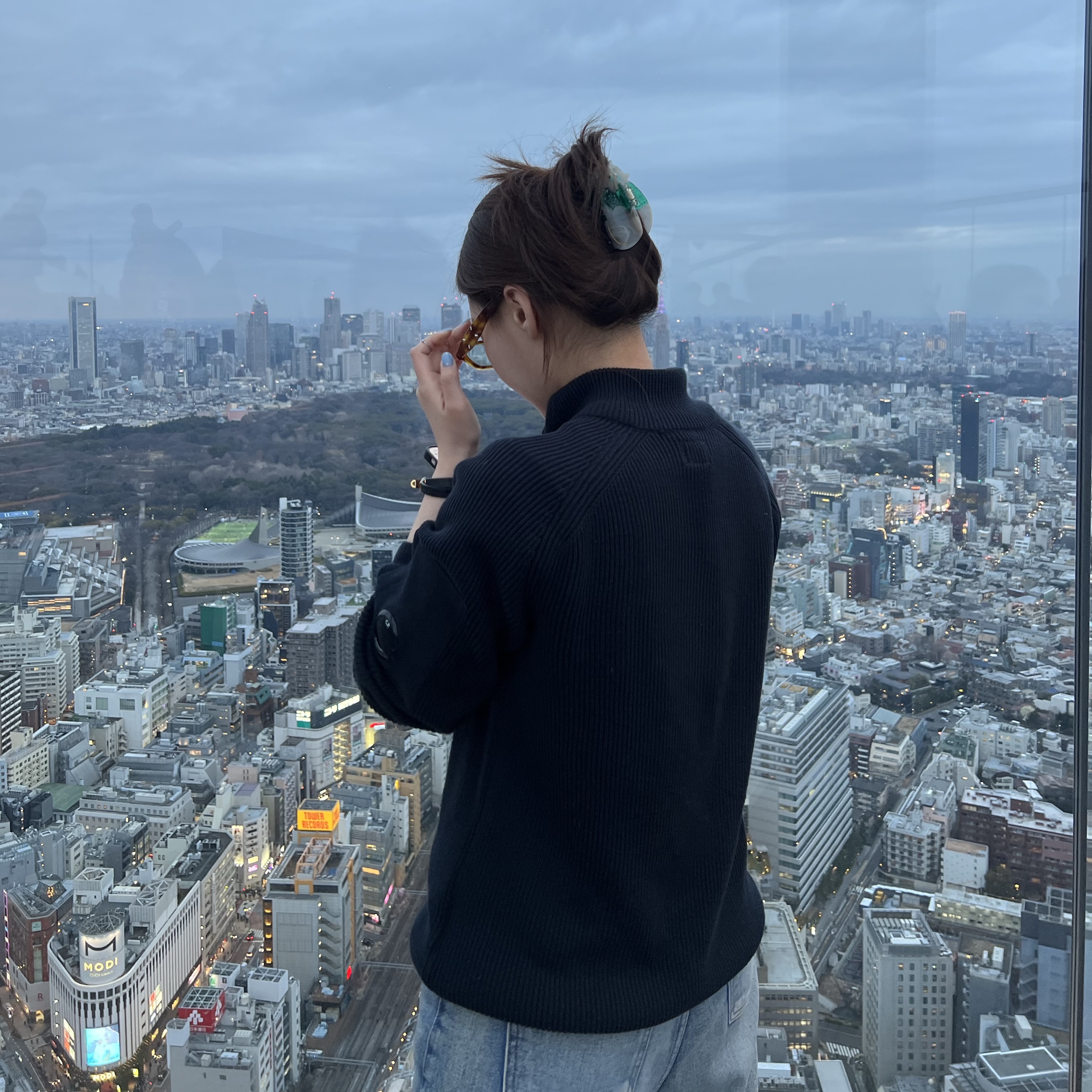 C.P. Company Merino Wool Zipped Jumper Navy - 22FW, Gentle Monster x Maison Margiela MM210 Tortoise Green 착용 스타일