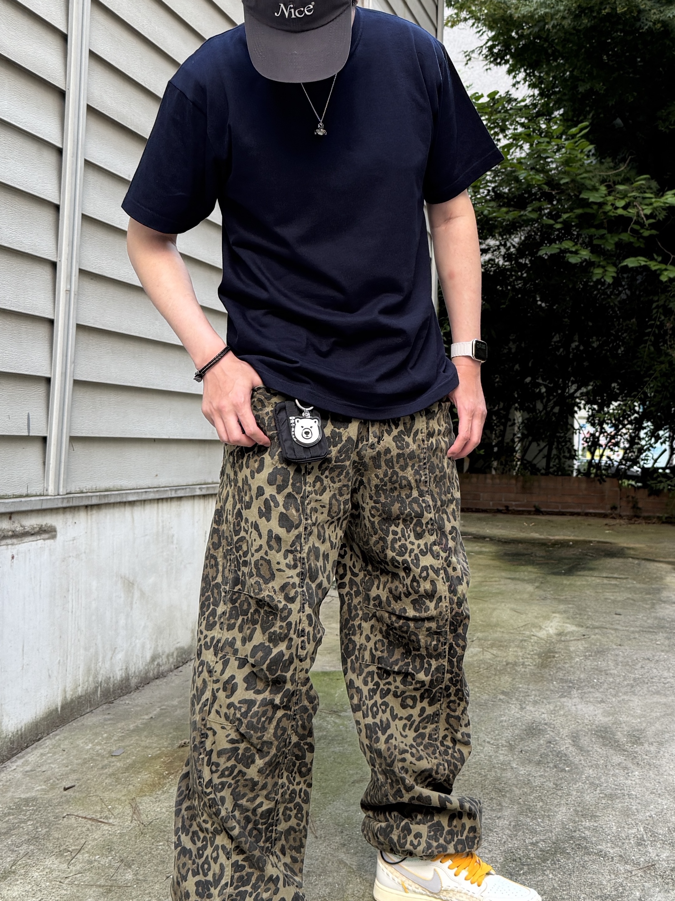 Nice Weather Apparel Signature Cap Charcoal, Palace x Vivienne Westwood Orb Pendant Silver - 24FW 착용 스타일