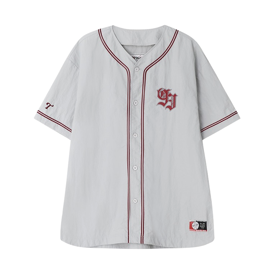 - LG Twins x 1993STUDIO Applique Baseball Uniform Light Gray (Non Marking Ver.)
