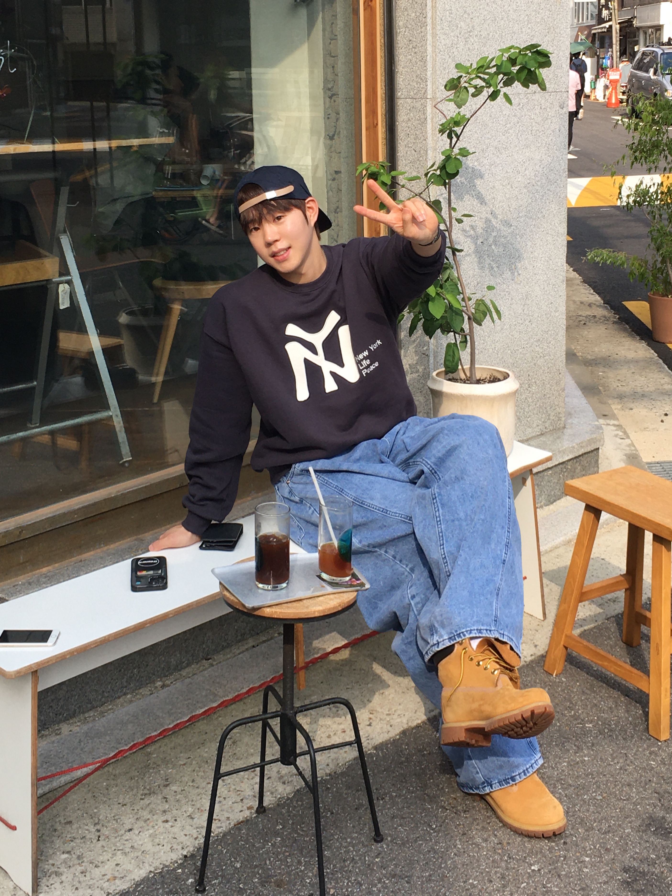Timberland Premium 6 inch Waterproof Boot Wheat Nubuck - Wide, Casio F-91W-1 착용 스타일 - 1