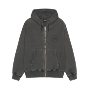 Stussy Wear Zip Hoodie Pigment Dyed Black