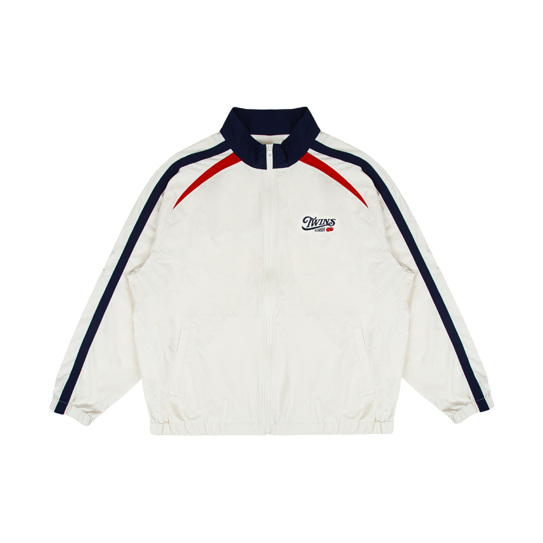 LG 트윈스 x 키르시 나일론 윈드브레이커 화이트(LG Twins x Kirsh Nylon Windbreaker White)