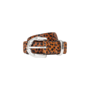 Stussy Bamboo Buckle Belt Hairy Leopard Pattern