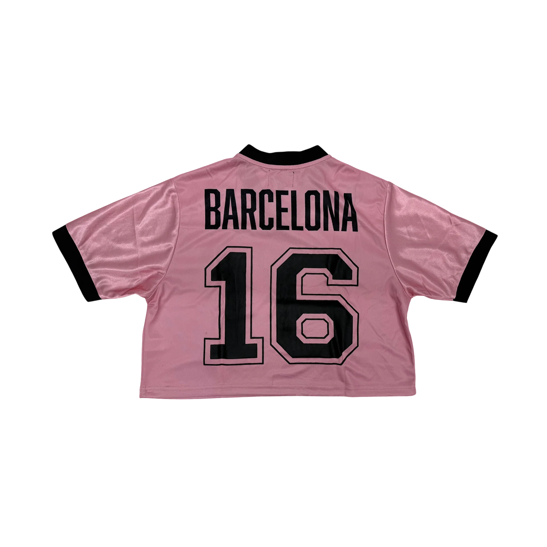 블랙핑크 크롭 저지 바르셀로나 핑크(Blackpink Cropped Jersey Barcelona Pink)