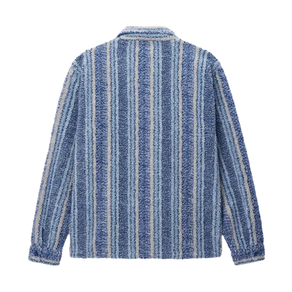 스투시 스트라이프 쉐르파 셔츠 인디고(Stussy Stripe Sherpa Shirt Indigo) - 2