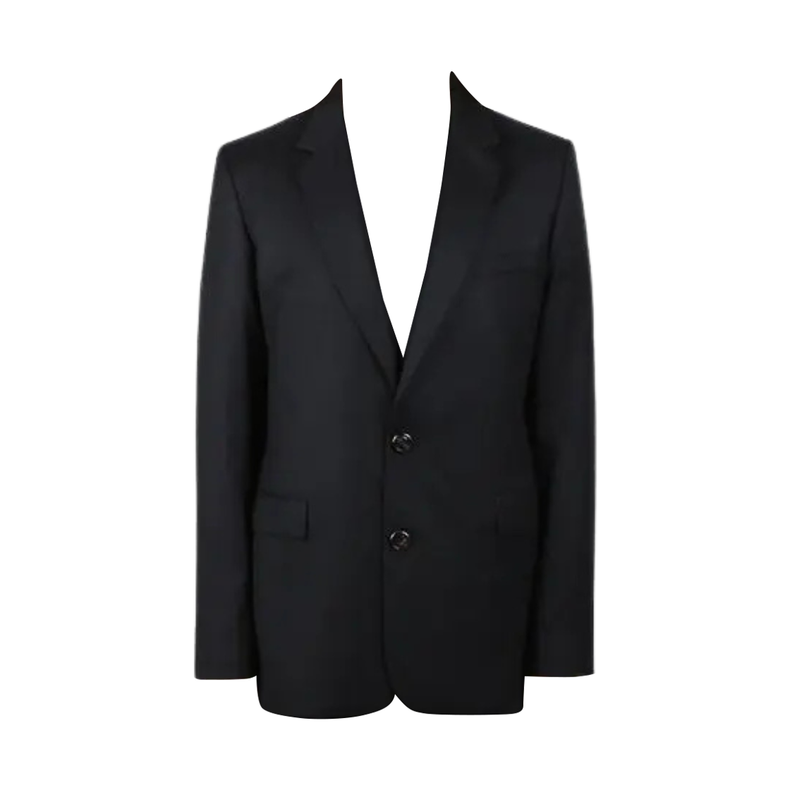 아미 버진 울 투 버튼 싱글 브레스티드 자켓 블랙(AMI Virgin Wool Two Buttons Single Breasted Jacket Black)