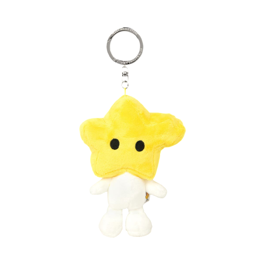 베이프 마일로스타 플러시 인형 키체인 옐로우(BAPE Milosta Plush Doll Keychain Yellow) - 1