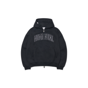 NOMANUAL B.A Hooded Zip-up Black