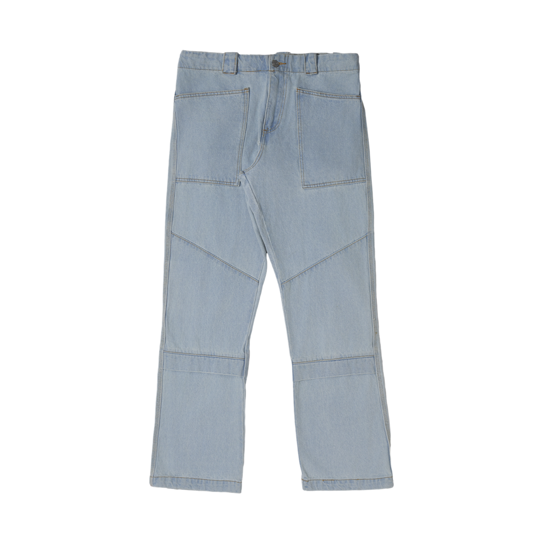 플라스틱프로덕트 MPa 웨이브 지퍼 팬츠 스틸블루(Plasticproduct MPa Wave Zipper Pants Steel Blue)