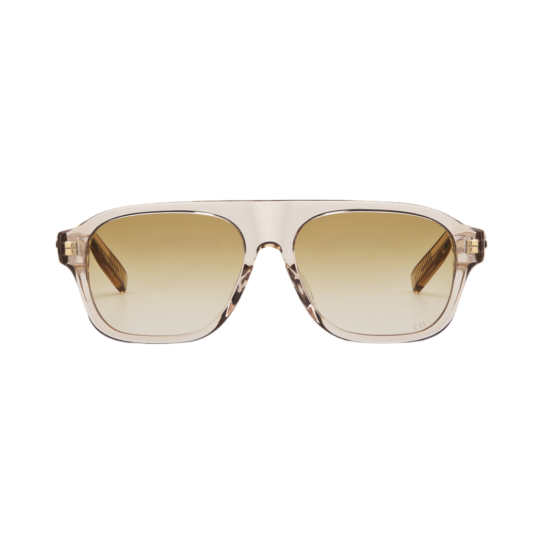 디올 CD 아이콘 A1F 선글라스 파일럿 트랜스패런트 베이지(Dior CD Icon A1F Sunglasses Pilot Transparent Beige) - 1